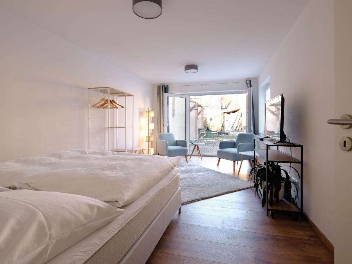 Travel Art Boardinghouse Aparthotel Neuruppin Exterior foto